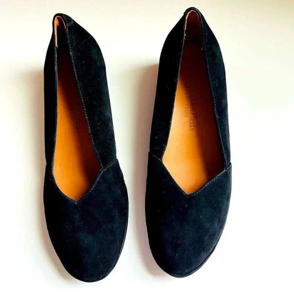 NWOT L’Amour Des Pieds Bracey Comfort Pump Orthotic Black Wedges